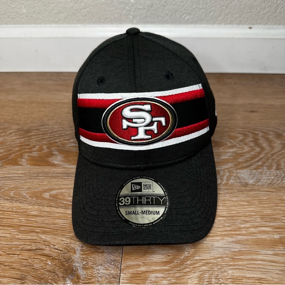NWT New Era 39Thirty Flex Fit Black Men's Cap Hat, S/M